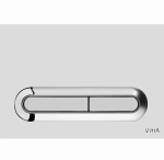 Унитаз Vitra INTEGRA SQUARE 9856B003-7206 безободковый с инсталляцией, с крышкой микролифт, кнопка хром матовый