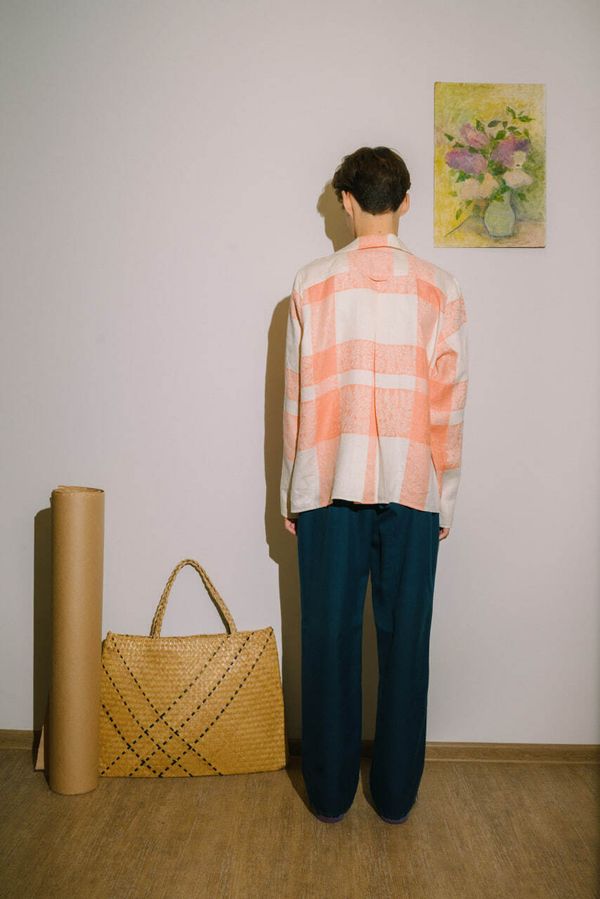 Рубашка Linen Peach Juice Shirt pink - фото 2