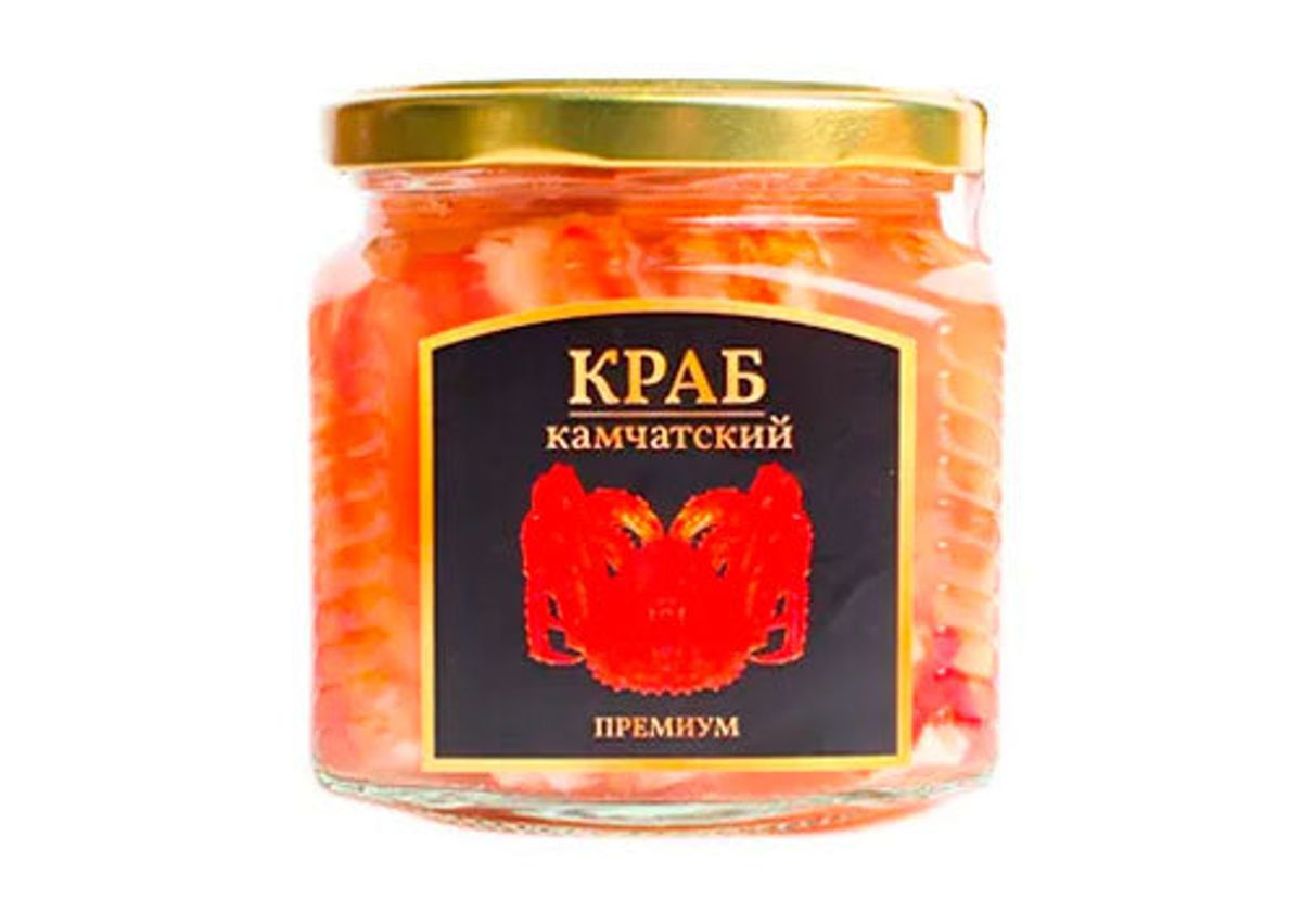 Фаланги краба Камчатского в собственном соку, 450г