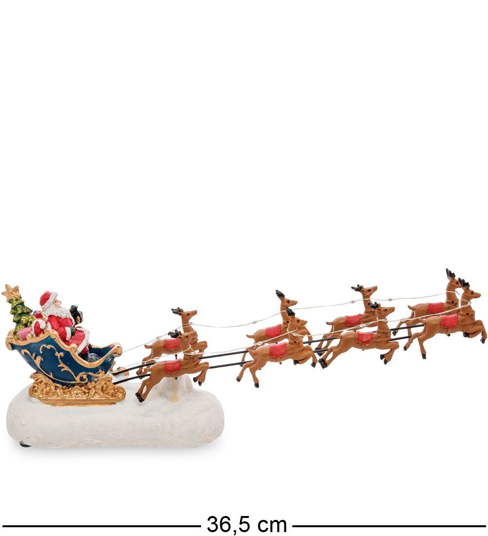 XM-700 Музыкальная новогодняя упряжка с подсветкой