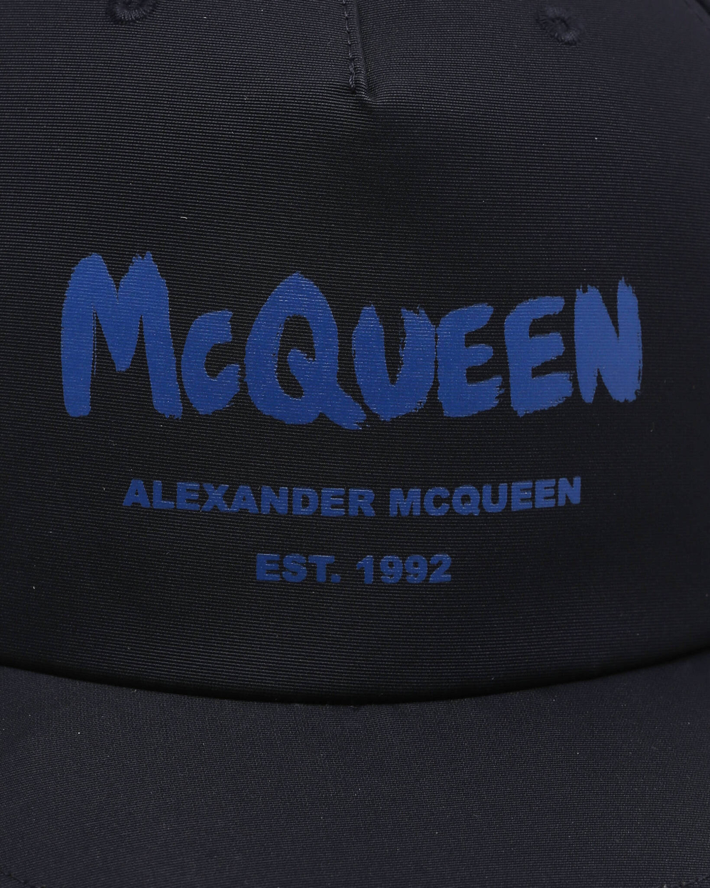 кепка tonal graffiti Alexander McQueen - темно-синий(667778 4404Q)