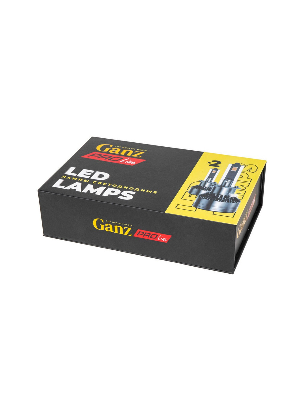 Лампа светодиодная 12/24V H3 55W 4000lm 6000K (LED) GANZ PRO-Line 2 шт. DUOBOX IP68 GIP06358
