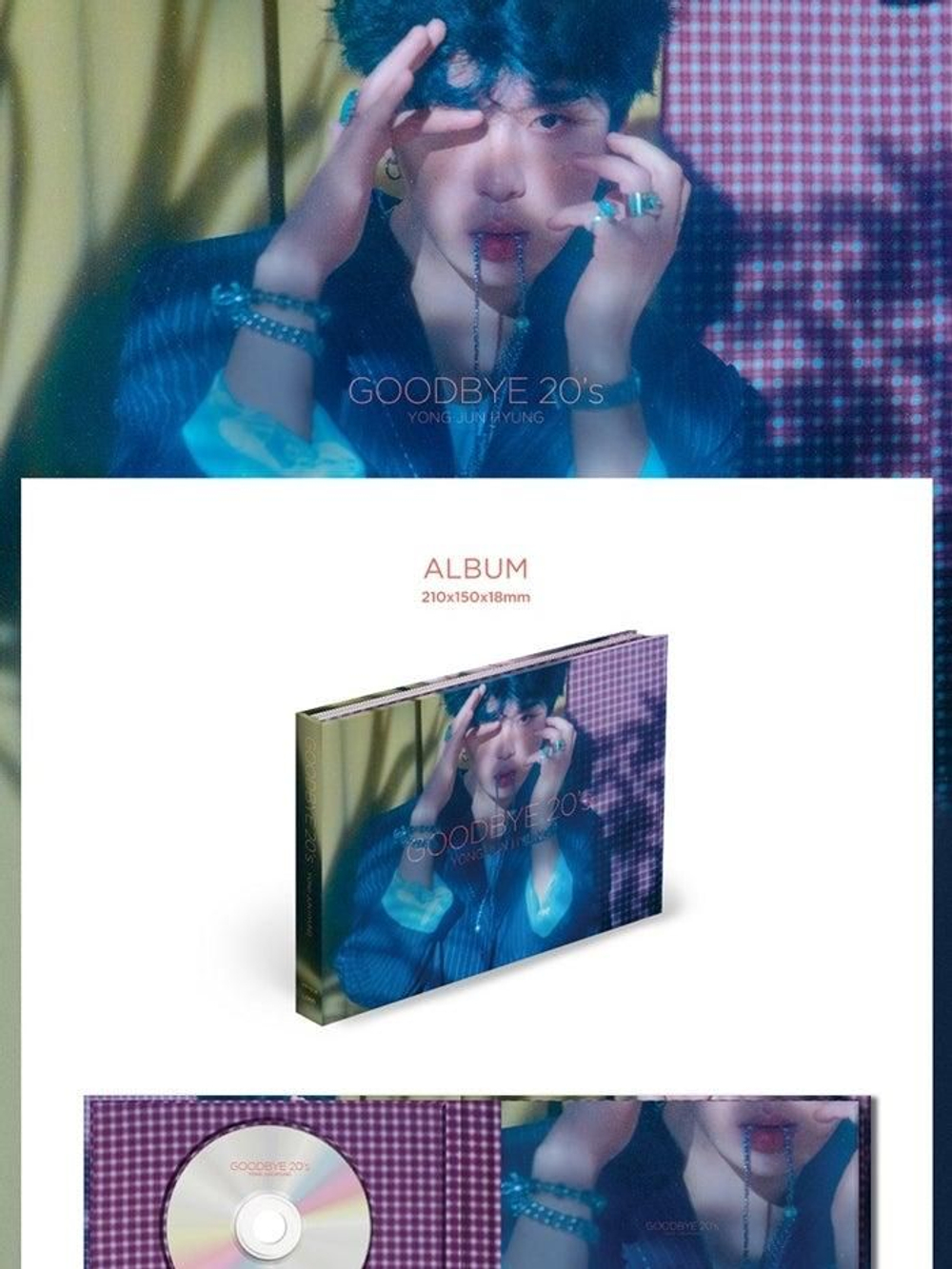 Альбом YONG JUN HYUNG - GOODBYE 20's 1st Album