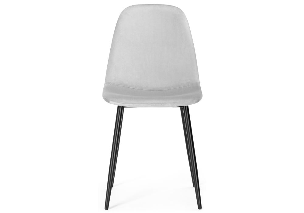 Стул на металлокаркасе Lilu light grey / black