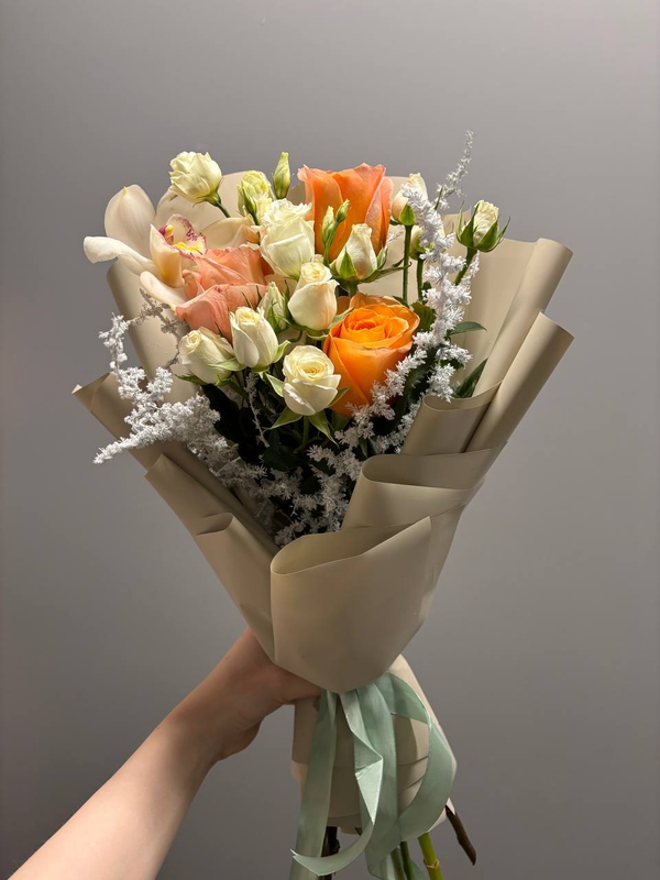Букет "Апельсиновый аккорд"