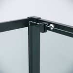 Душевой уголок Grossman Cosmo 130х90 120.K33.02.1390.21.00 профиль Черный матовый стекло прозрачное