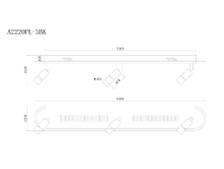 Спот Arte Lamp Pisces A2220PL-3BK