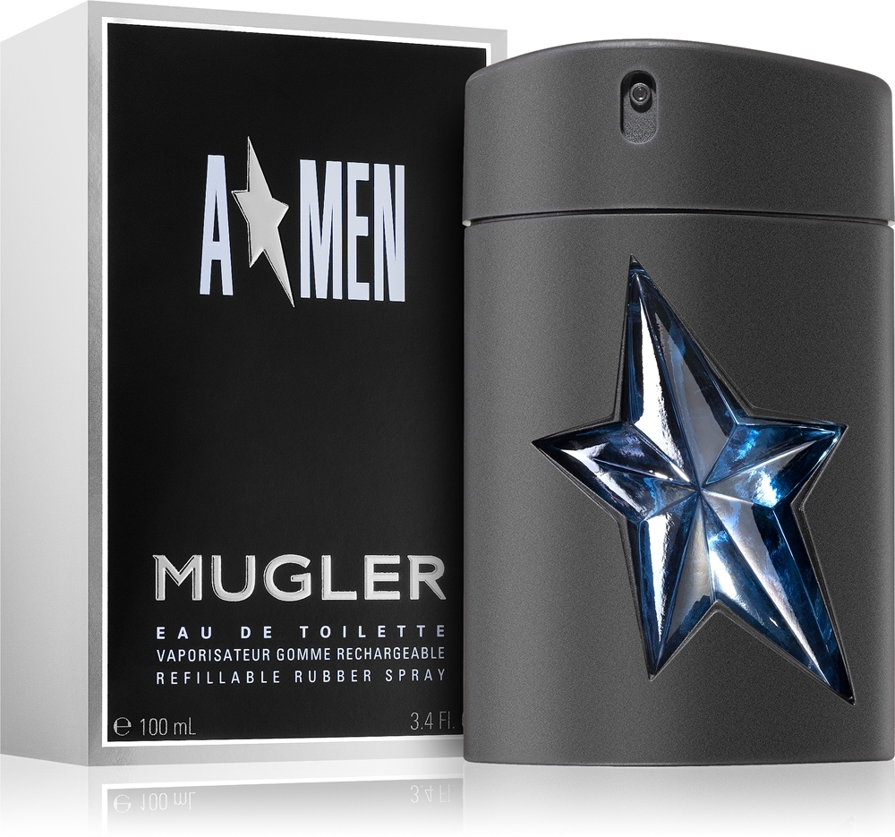 Mugler A*Men Туалетная вода Многоразовый флакон для мужчин Резиновая фляжка