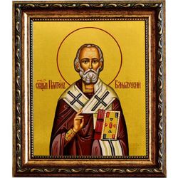 Платон Йованович, Банялукский, епископ, священномученик. Икона на холсте.