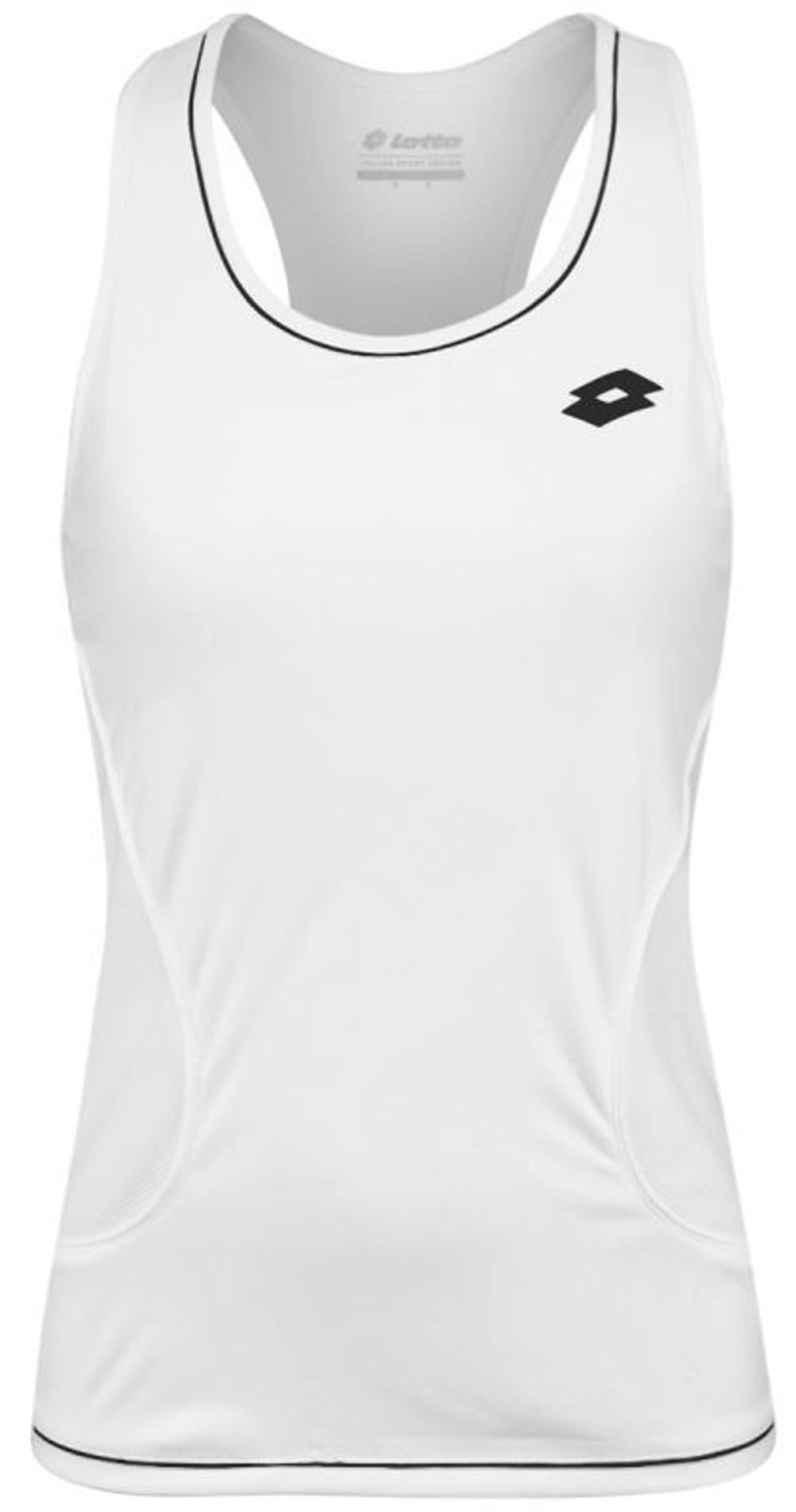 Женский топ теннисный Lotto Shela IV Tank Women - white/navy