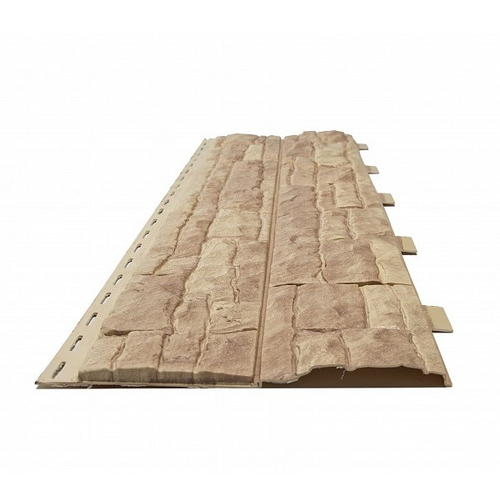 Панель фасадная Доломит Скалистый риф Люкс Янтарь 2000х210 мм