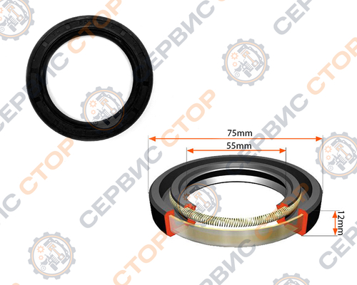 Сальник 55х75х12