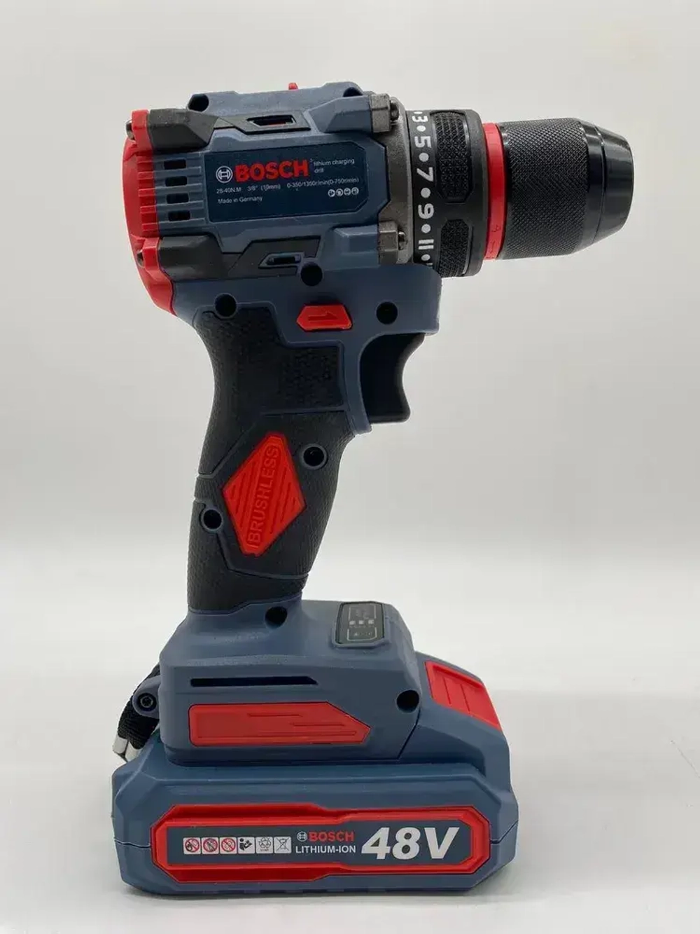 Bosch Дрель-шуруповерт, 48 В, 40 Нм, 2 АКБ