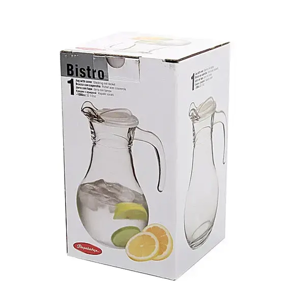 Кувшин 1л «Бистро» с крышкой 43944B