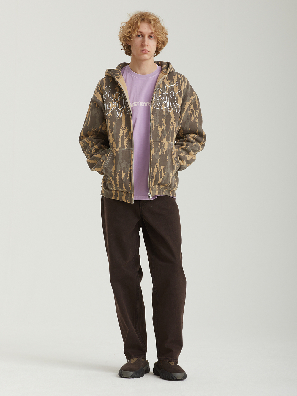 Мужская Толстовка Blotch Zip-thru