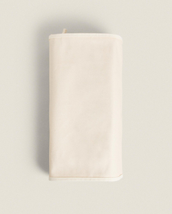 Zara Home Коробка для хранения из хлопка, цвет бежевый, 70 см
