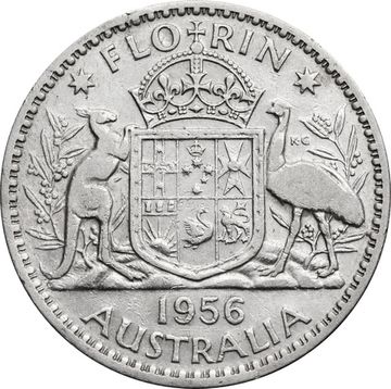1 флорин 1956 Австралия