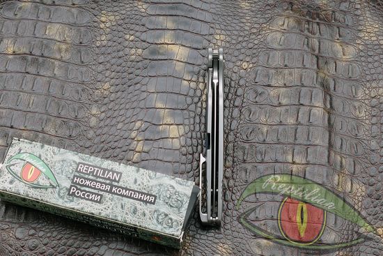 Складной нож REPTILIAN Магистр 3-3 c клинком из стали D2, рукоять G10