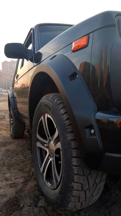 Расширители стандартных арок колес Урбан Нива 4х4/Легенд 5дв. Вылет: 4 см