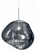 Pendant design lamp MELT by Tom Dixon (Silver)