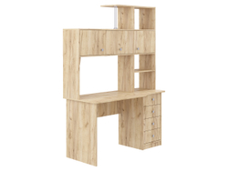 Стол компьютерный 16 крафт золотой