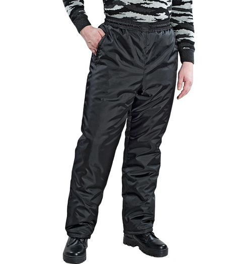 Брюки утеплённые Оксфорд черные