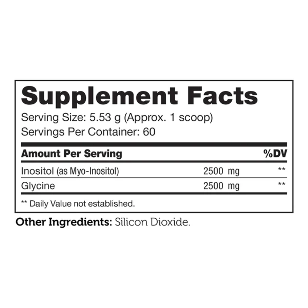 Inositol + Glycine Powder 330 грамм Zahler