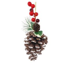 GAEM Изделие декоративное подвесное "Шишка", L9 W9 H18 см, 4в.