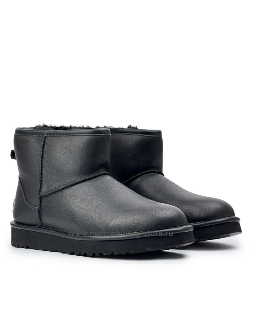 MENS MINI LEATHER Black
