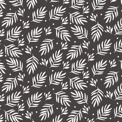 Черно-белые листья