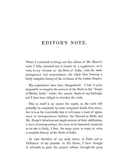 The nests and eggs of Indian birds. Volume 2 | H.A. Octavian; E.W. Oates