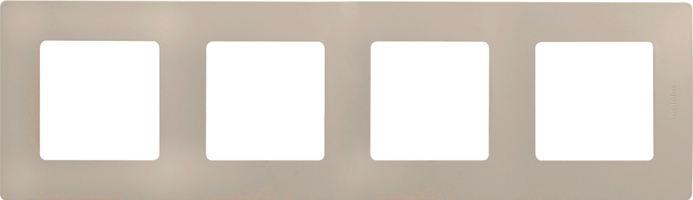 Рамка 4 поста слоновая кость ETIKA Legrand