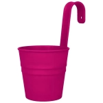 Кашпо-ведро настенное декоративное лиловый 135х250мм