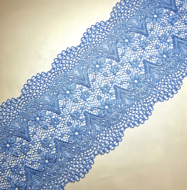 Кружево эластичное незабудка К156