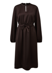 Атласное платье с элегантным воротником Black Label