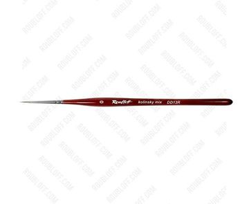 DD13R - Кисть круглая №0 из колонка микс Рублев