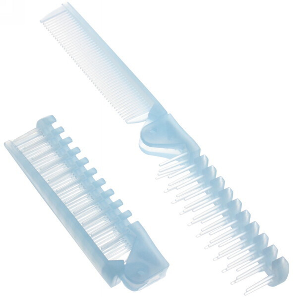 Расческа для волос массажная складная дорожная «Beauty Room», микс 8 цветов, 2*20см