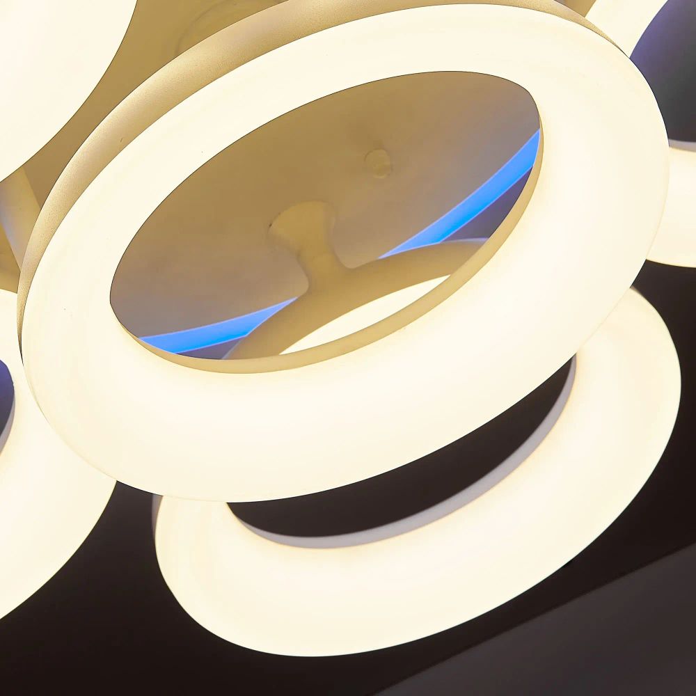 Citilux Паркер Смарт CL225A160E RGB Умная люстра Белая