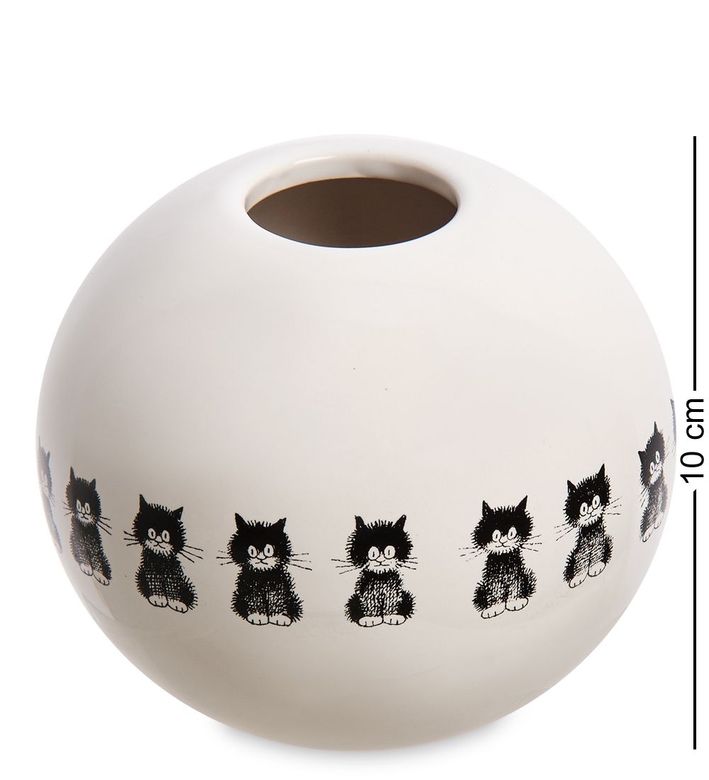DUB104 Ваза «Дружный ряд» (Cat in a row. Parastone)