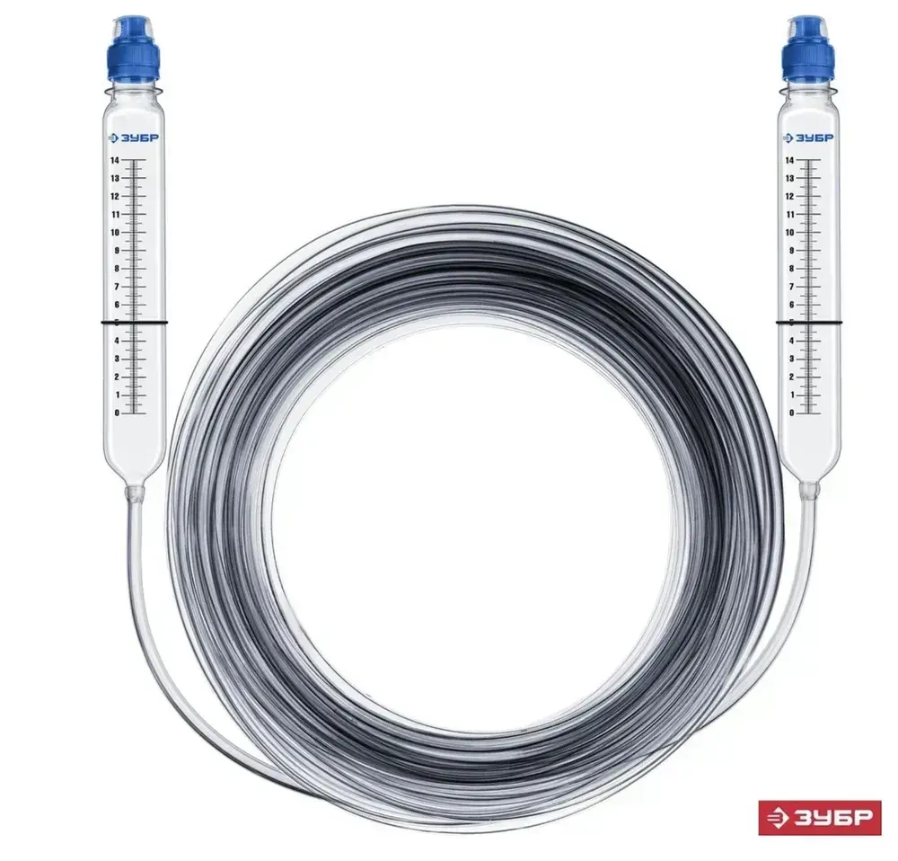 ЗУБР Уровень гидростатический 2000 см 20 м