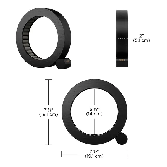 Органайзер для украшений ferris,  D19 см, черный