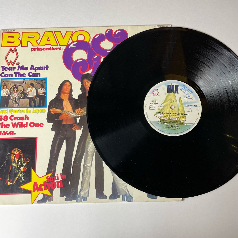 Винтажная виниловая пластинка LP Suzi Quatro Bravo Prasentiert (Germany 1976) Hit The Road Jack
