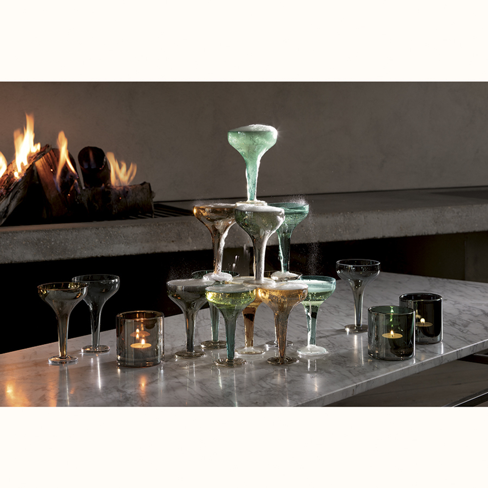 Подсвечник signature, epoque, 8,5 см, зеленый