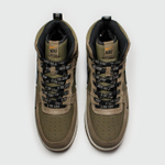 Кроссовки Nike Air Force 1 Mid Olive / Brown with Fur
