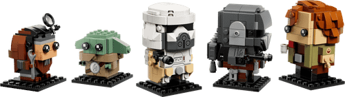 Конструктор LEGO BrickHeadz 40856 The Mandalorian and Grogu: Allies & Villains