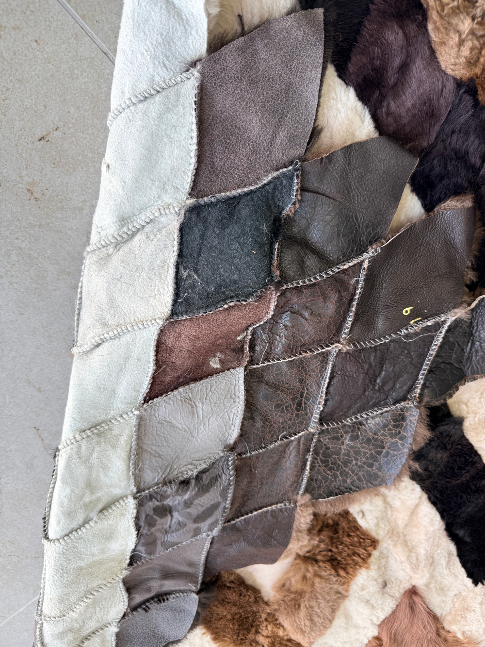 Меховой Коврик прикроватный накидка на кресло из овчины