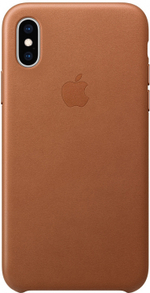 Чехол кожанный Leather Case для IPhone Xs Max Saddle Brown (MRWV2ZM/A)
