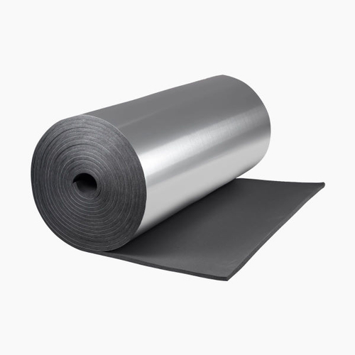 Рулон из вспененного каучука K-FLEX ST с покрытием AL CLAD Тмакс=110°C черный
