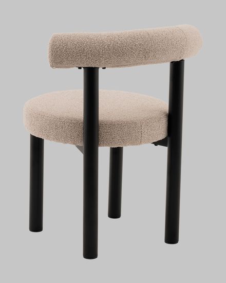 Стул обеденный Tomo бежевый букле