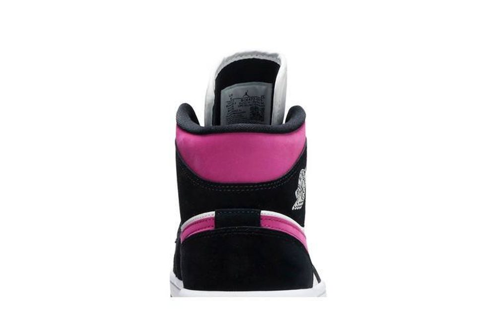 Кроссовки Jordan Air Jordan 1 Mid Magenta (Женская размерная сетка)